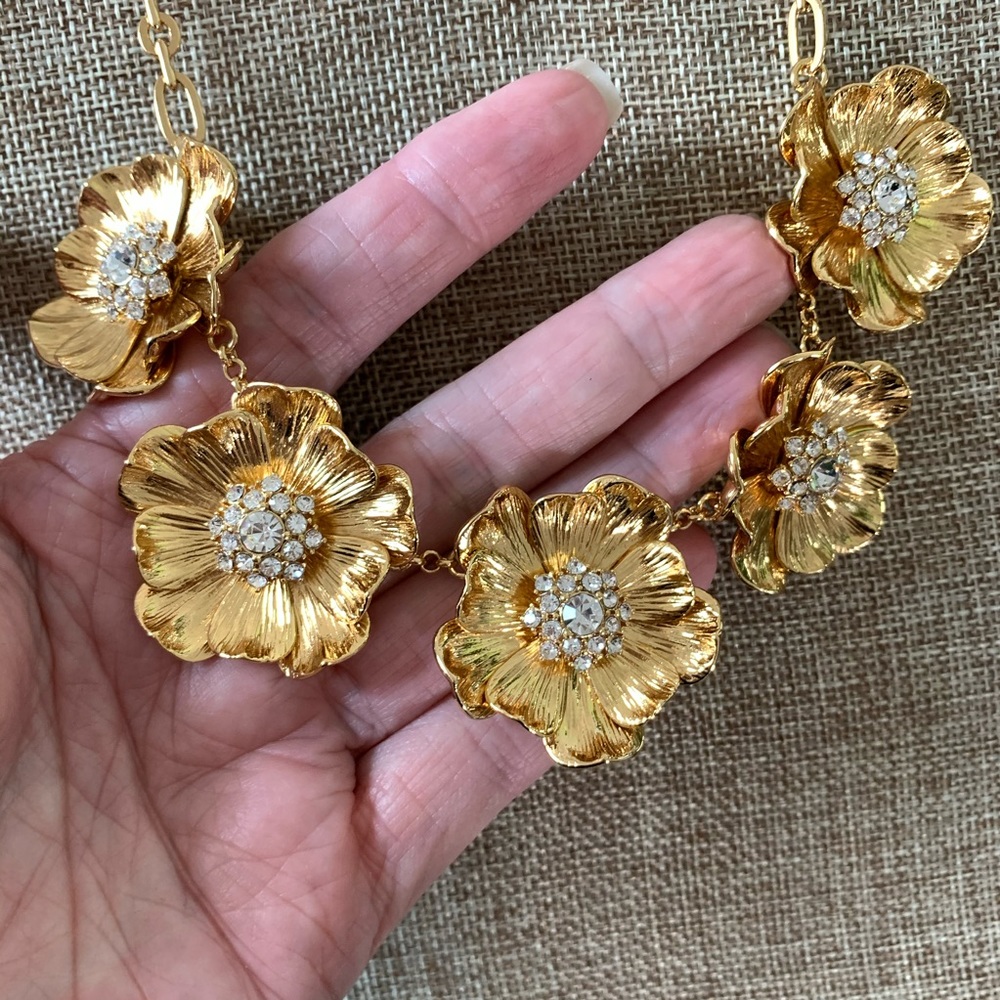 RELISTING Kate Spade Precious Poppies Gold Necklace - Picture 7 of 9